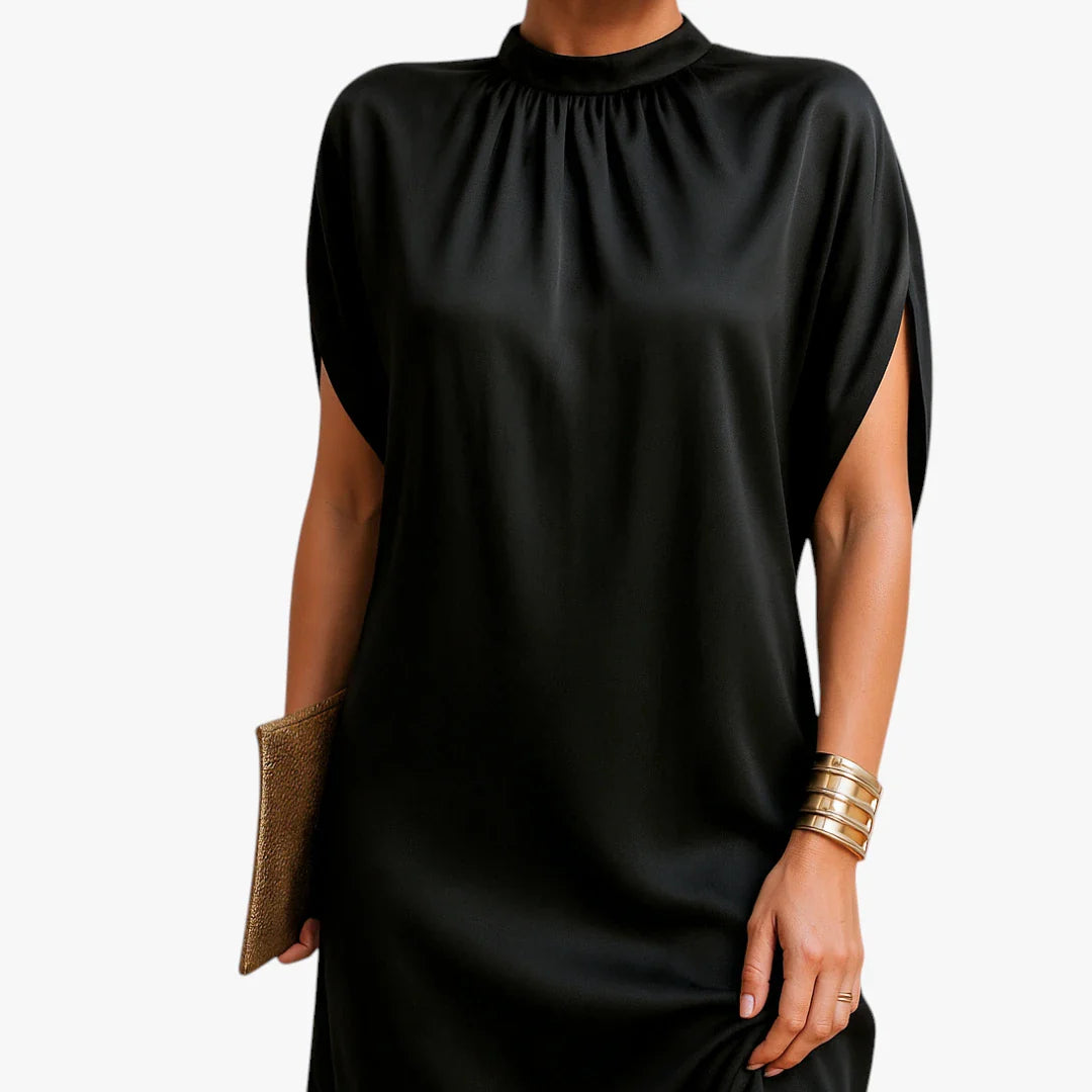 Dame Elegant Mini Sommerkjole med Halterneck