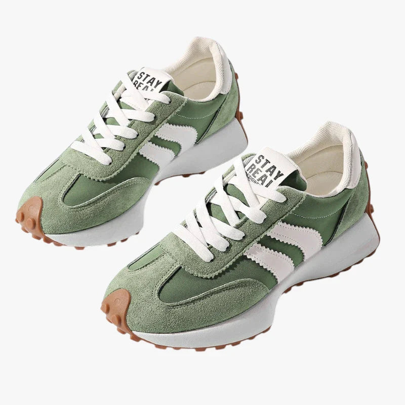 Dame Lette Sunde Sneakers med Svangstøtte og Snøre