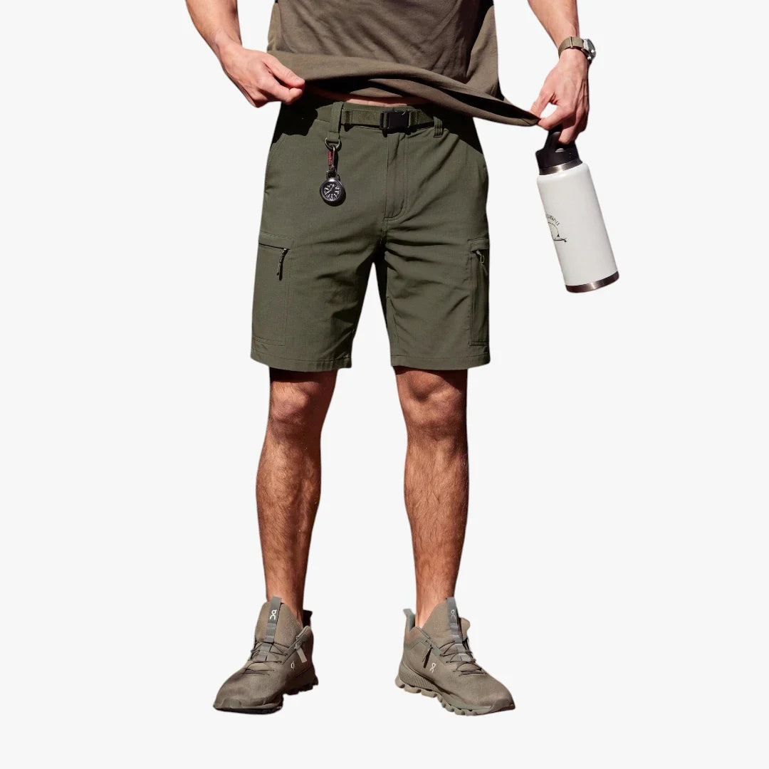 Herre Vandre Shorts med Mobillomme och Lynlås
