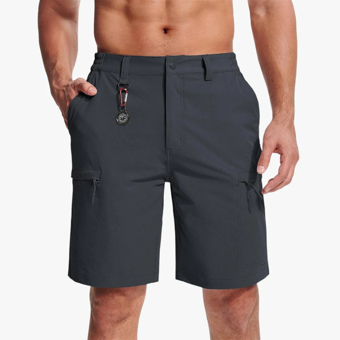 Herre Vandre Shorts med Mobillomme och Lynlås