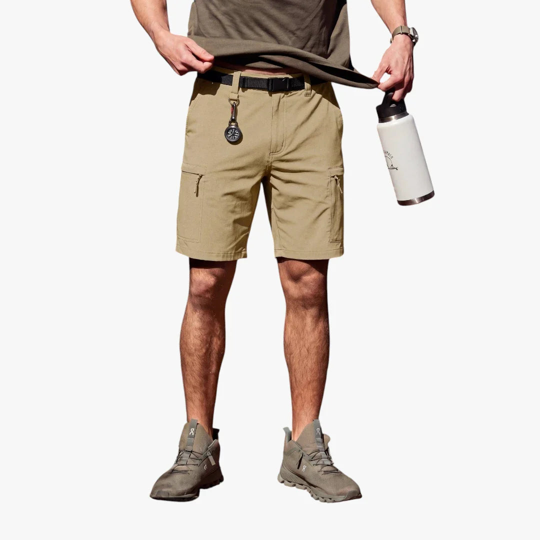 Herre Vandre Shorts med Mobillomme och Lynlås