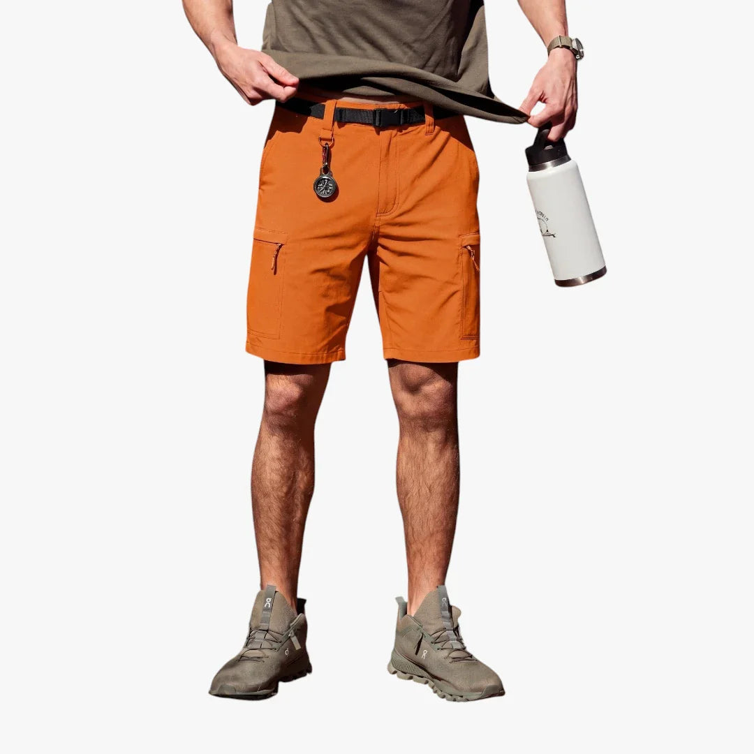 Herre Vandre Shorts med Mobillomme och Lynlås