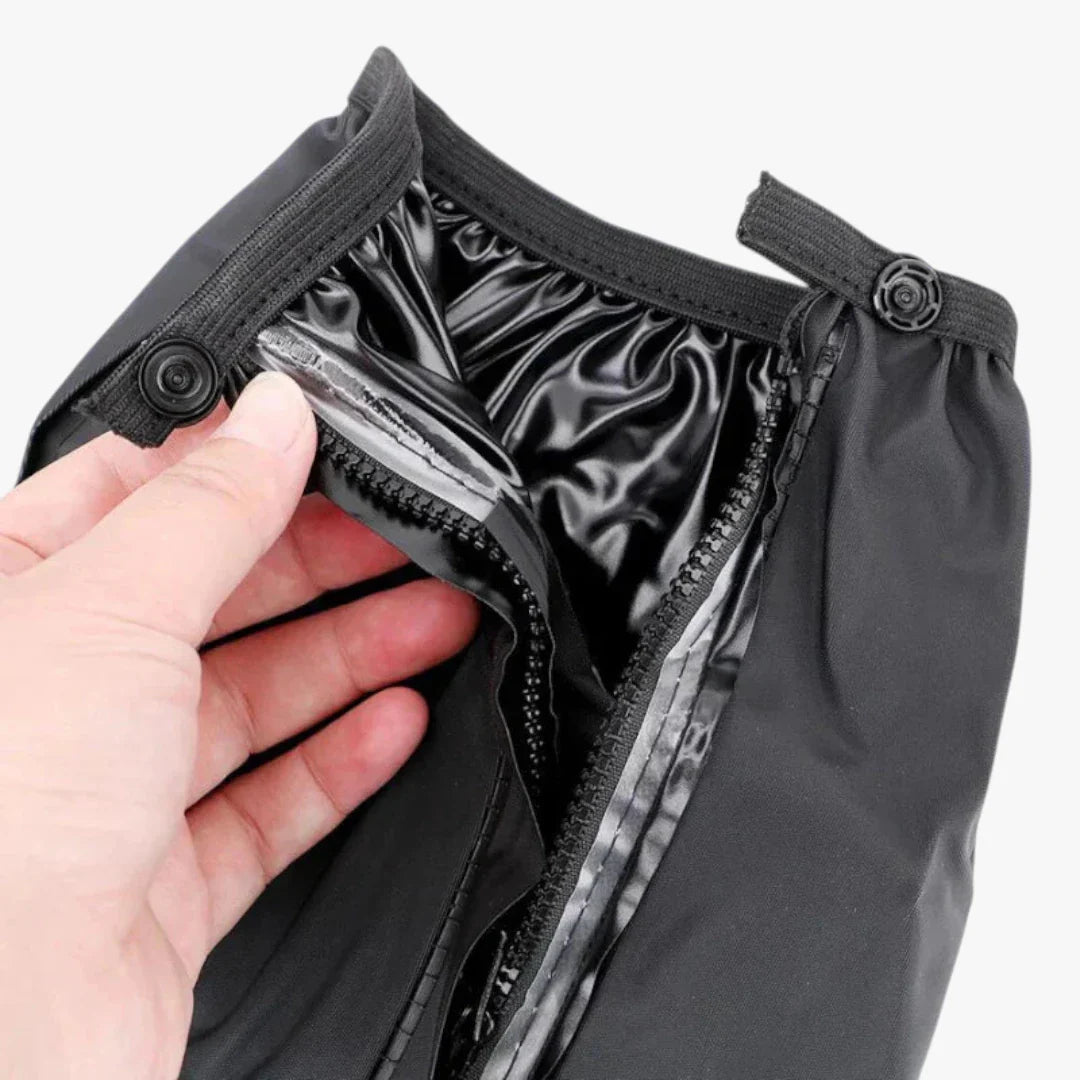 Vandafvisende Sorte Støvler med Skridsikker og Velcro