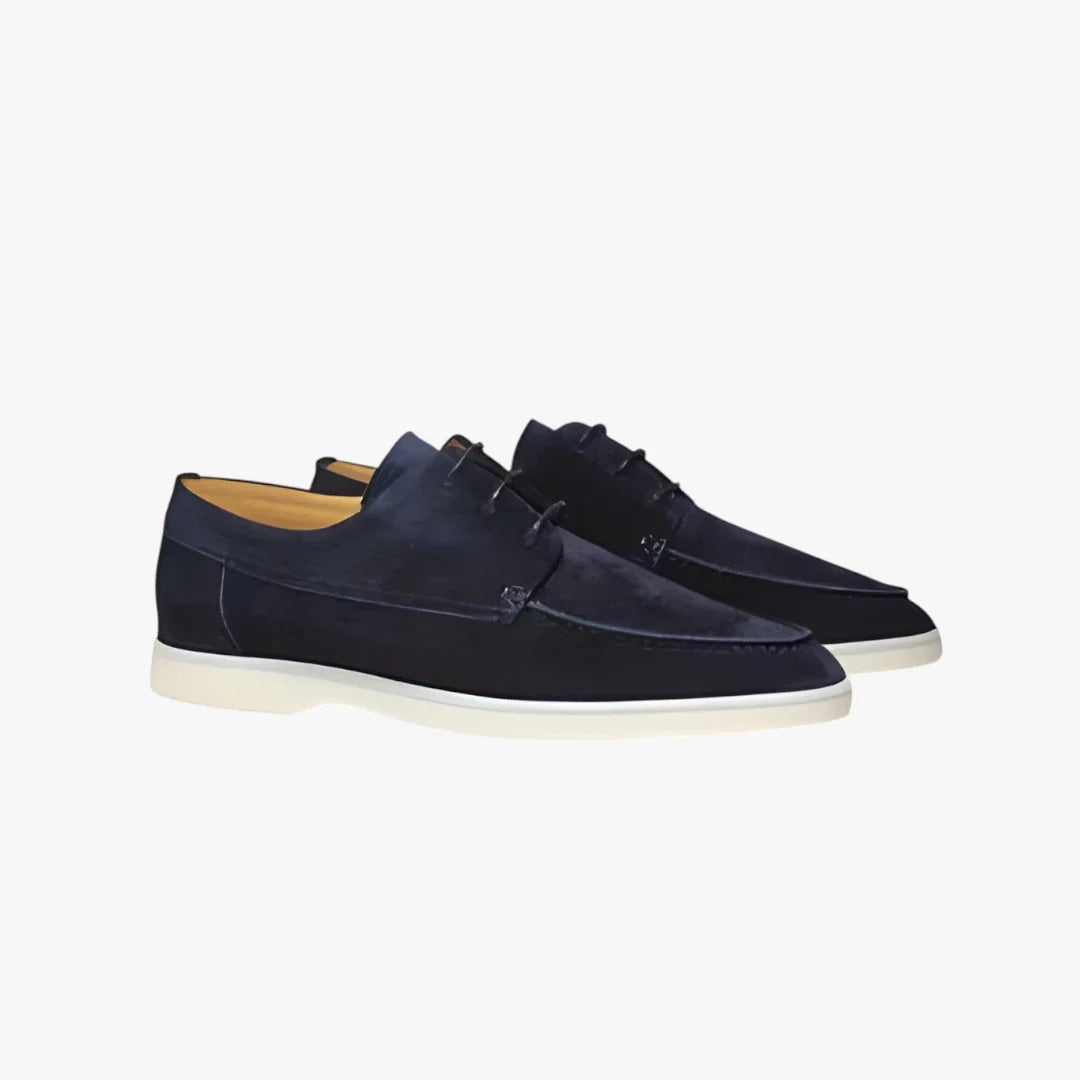 Herre Lette Loafers med Svangstøtte og Snøre