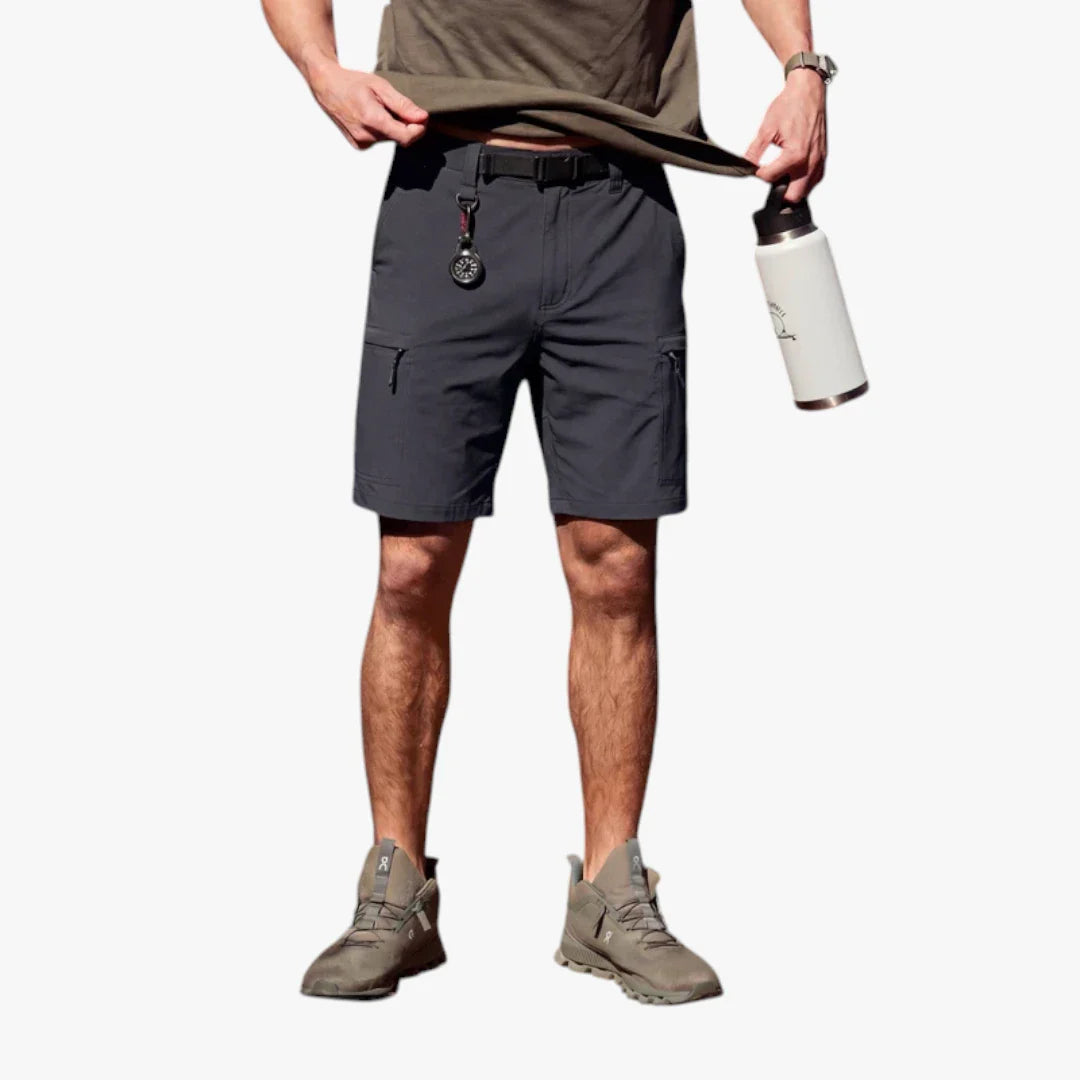 Herre Vandre Shorts med Mobillomme och Lynlås