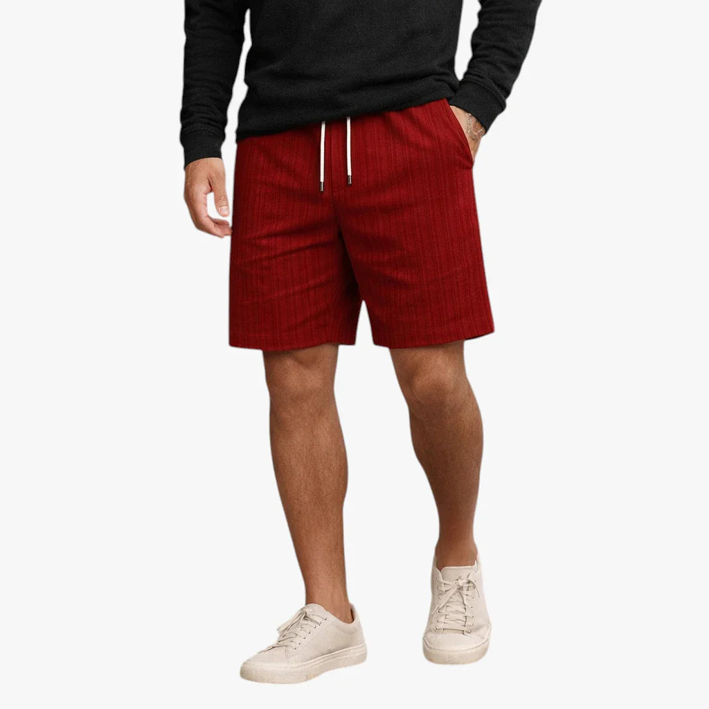 Herre Knælange Shorts med Snøre og Lommer