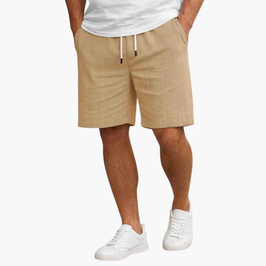Herre Knælange Shorts med Snøre og Lommer