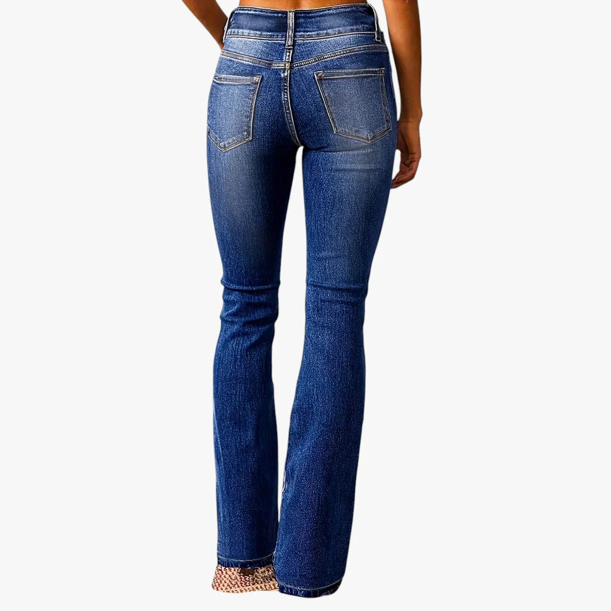 Dame Denim Jeans med Svaj og Stretch