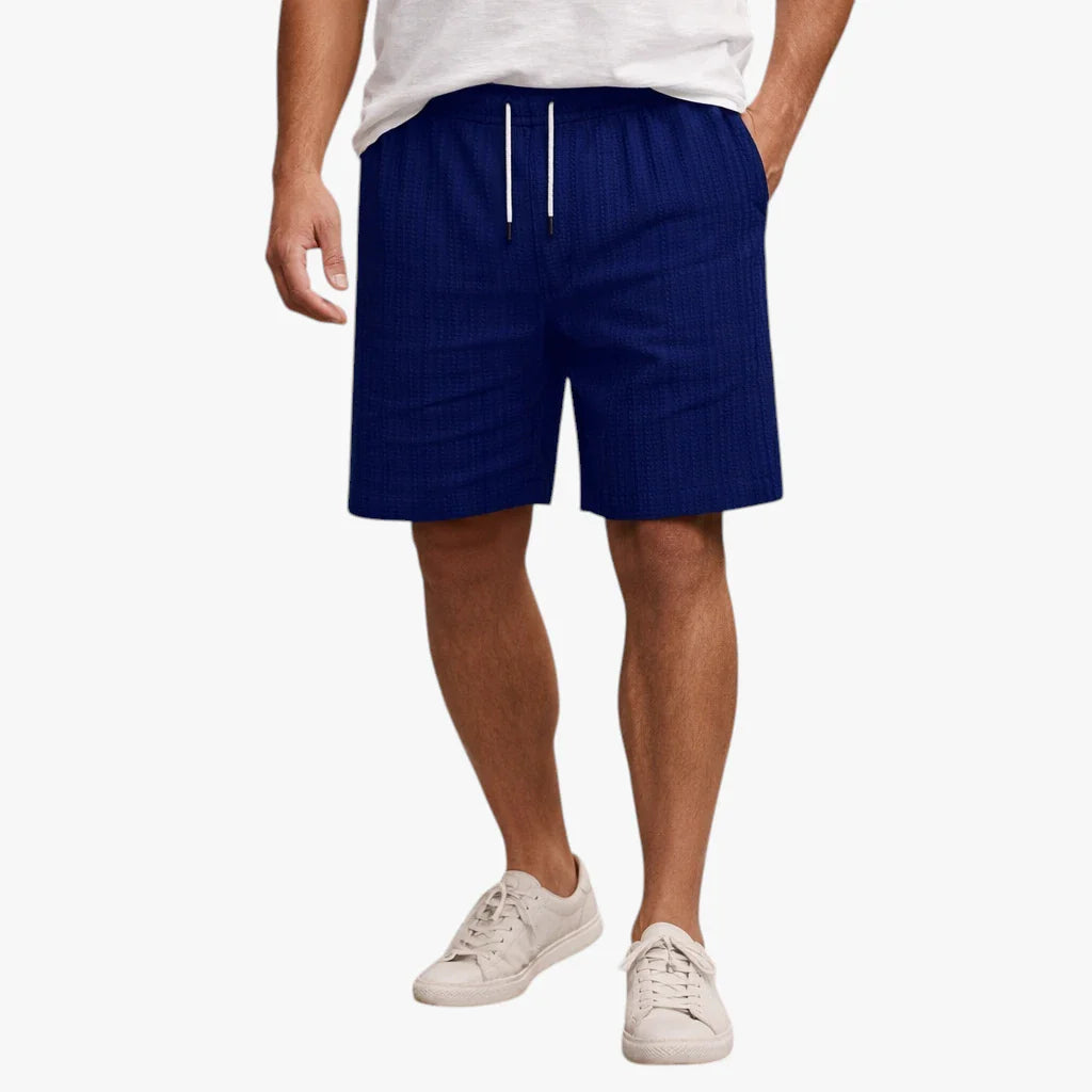 Herre Knælange Shorts med Snøre og Lommer