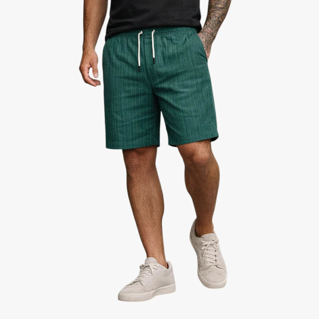Herre Knælange Shorts med Snøre og Lommer