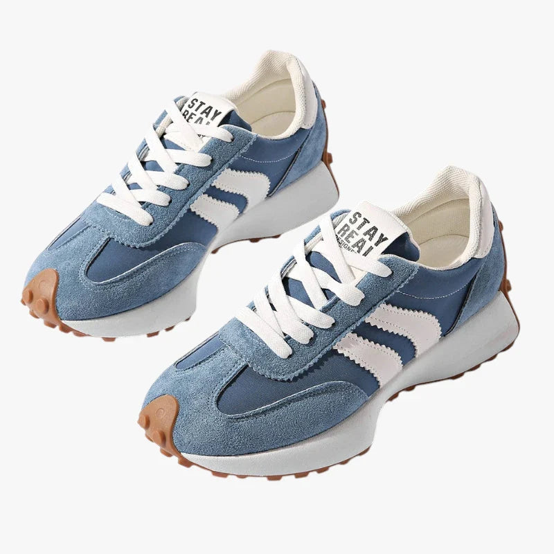 Dame Lette Sunde Sneakers med Svangstøtte og Snøre