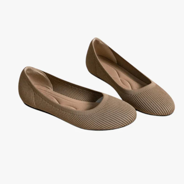 Dame Slip-on Ballerina Sko med Svangstøtte og For