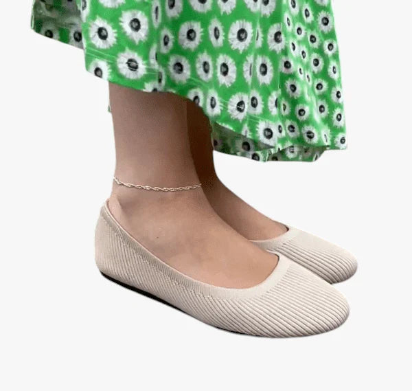 Dame Slip-on Ballerina Sko med Svangstøtte og For