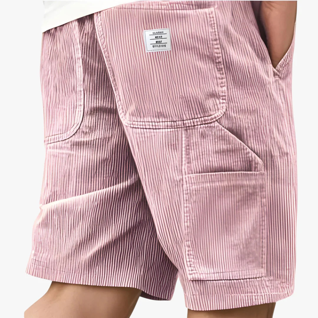 Herre Knælange Cargo Shorts med Sidelommer