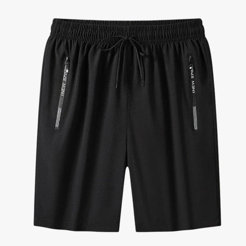 Herre Knælange Træningsshorts med Lommer og Lynlås