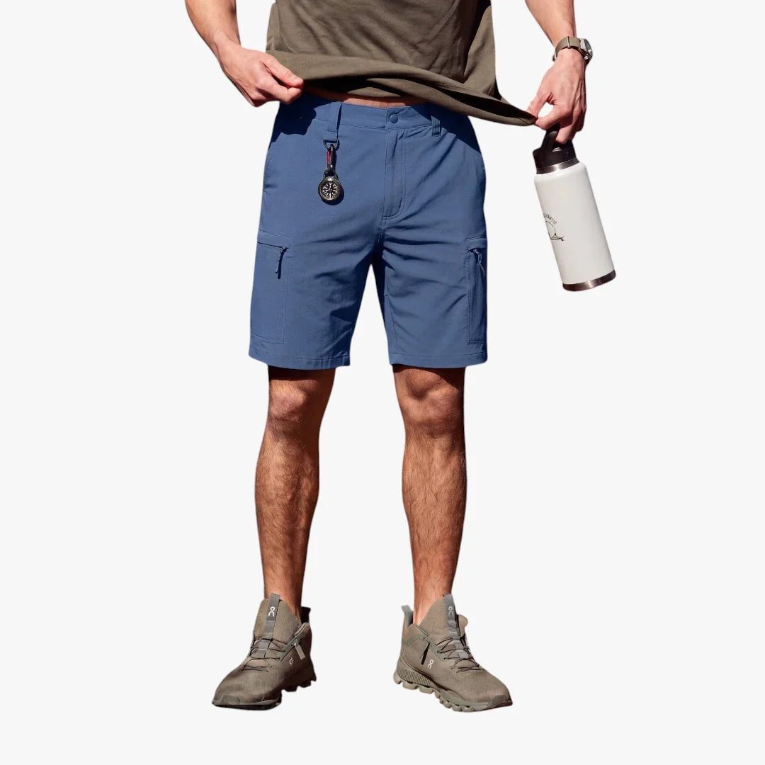 Herre Vandre Shorts med Mobillomme och Lynlås