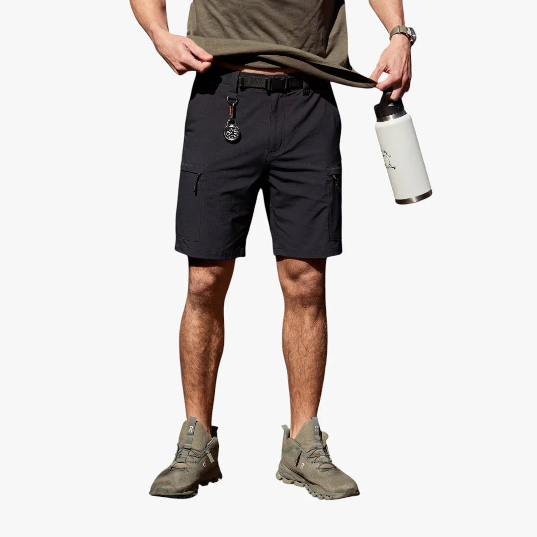 Herre Vandre Shorts med Mobillomme och Lynlås