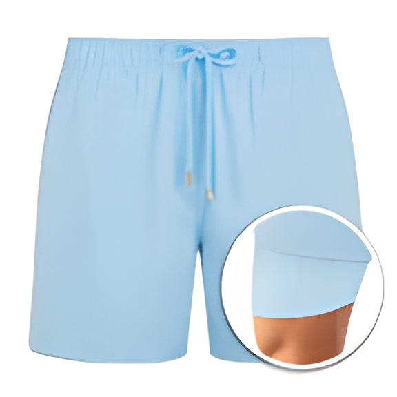 Herre Knælange Badeshorts med Sidelommer