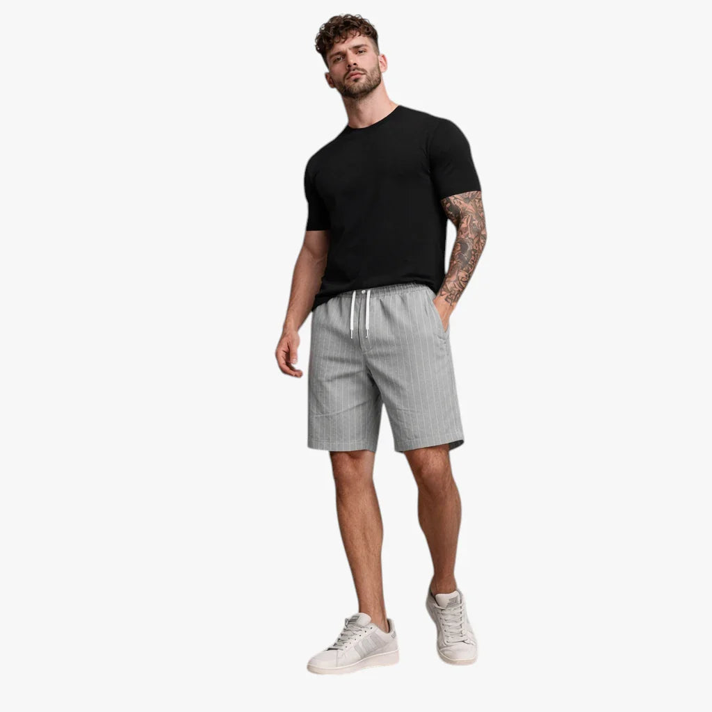 Herre Knælange Shorts med Snøre og Lommer