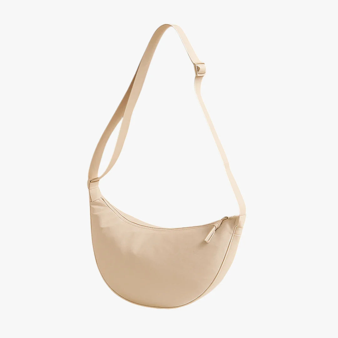 Lille Crossbody Taske med Lynlås og Rem