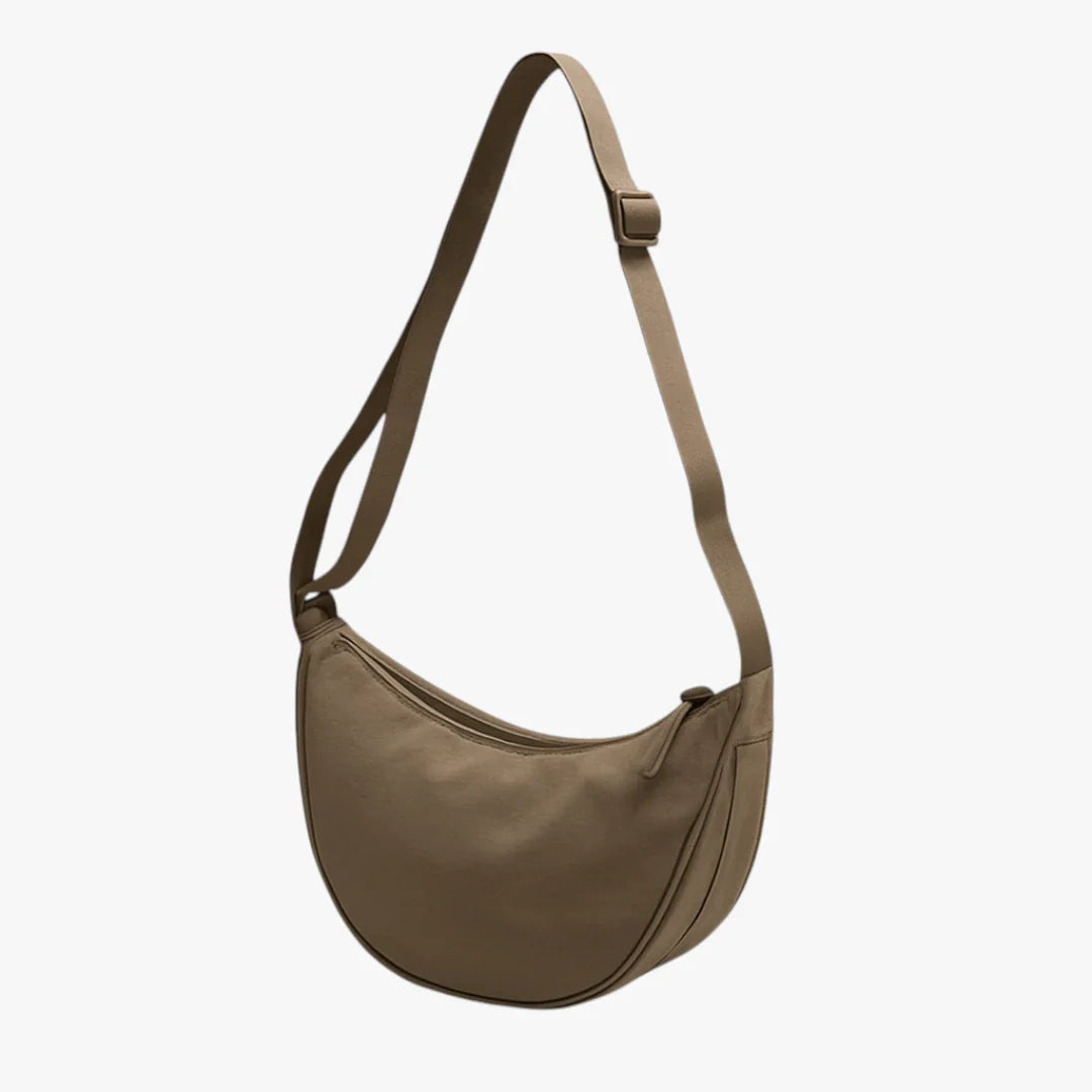 Lille Crossbody Taske med Lynlås og Rem