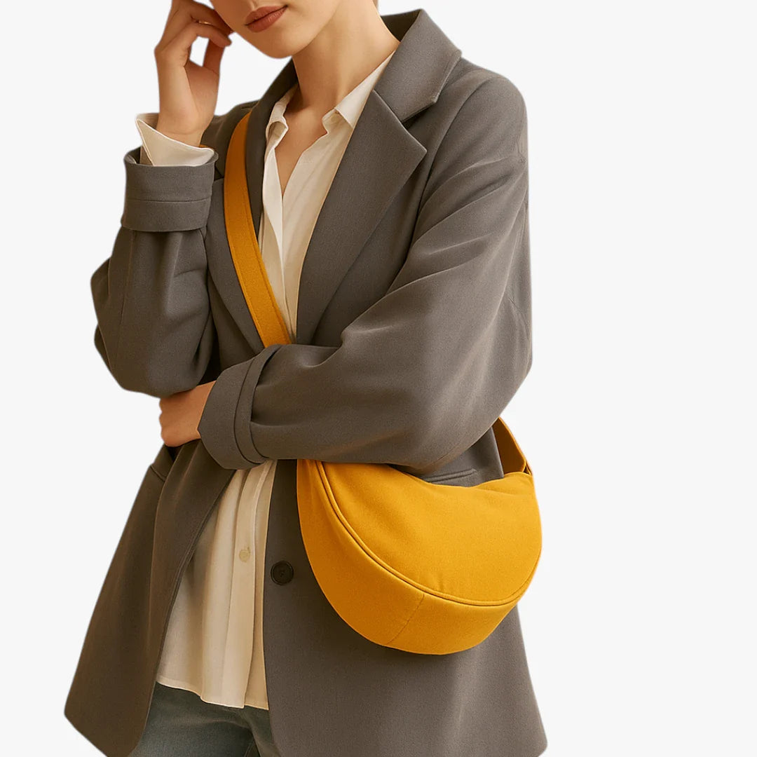 Lille Crossbody Taske med Lynlås og Rem