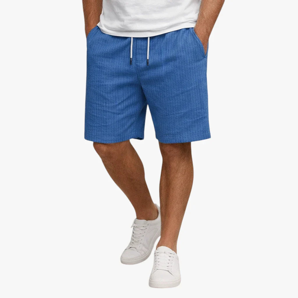 Herre Knælange Shorts med Snøre og Lommer