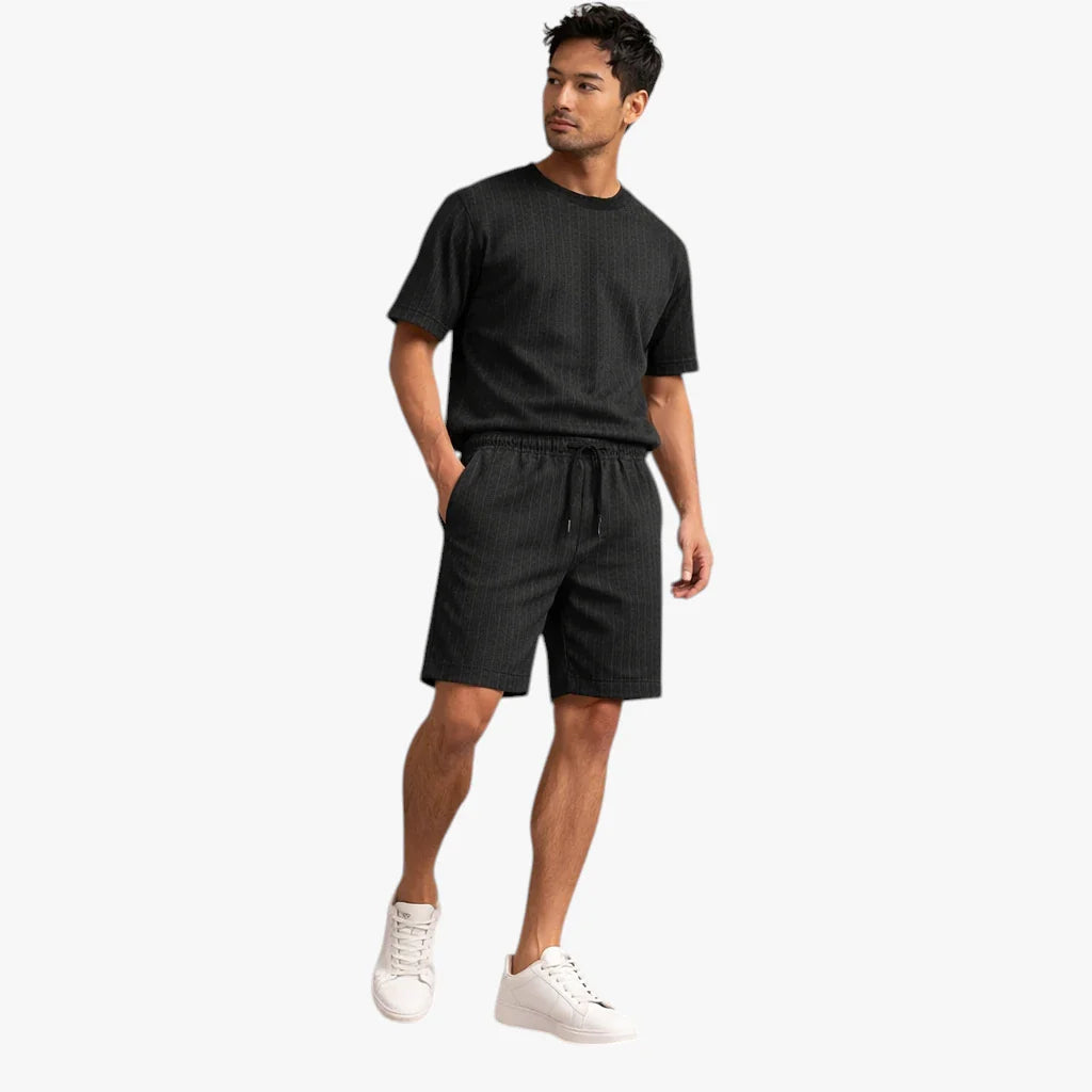 Herre Knælange Shorts med Snøre og Lommer