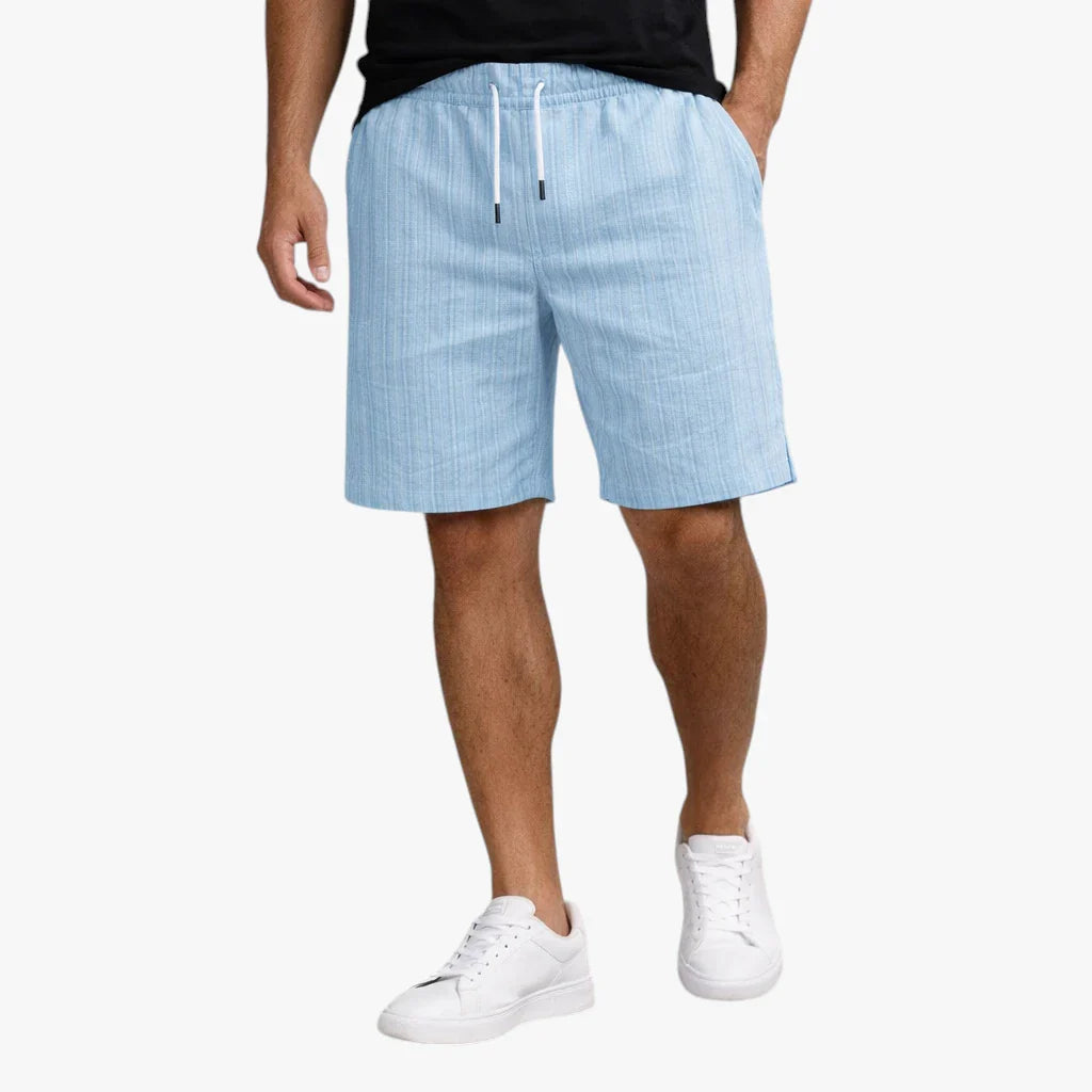 Herre Knælange Shorts med Snøre og Lommer