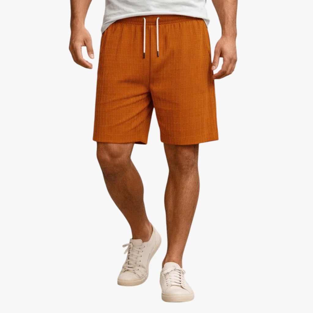 Herre Knælange Shorts med Snøre og Lommer