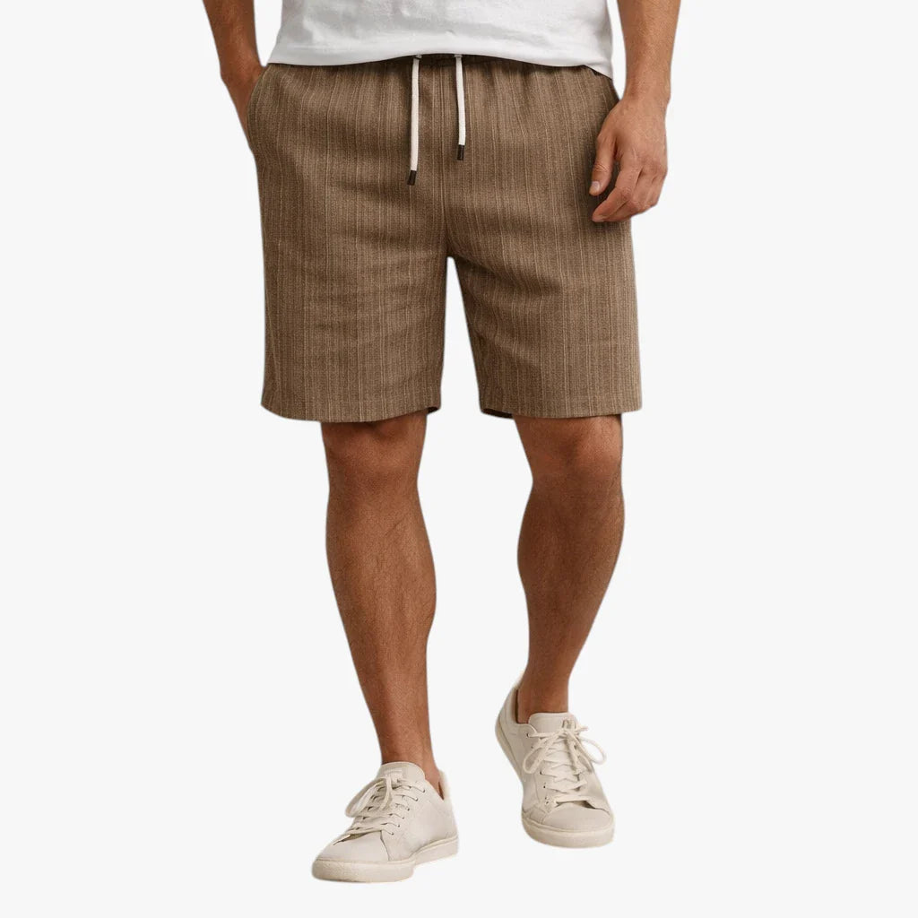 Herre Knælange Shorts med Snøre og Lommer